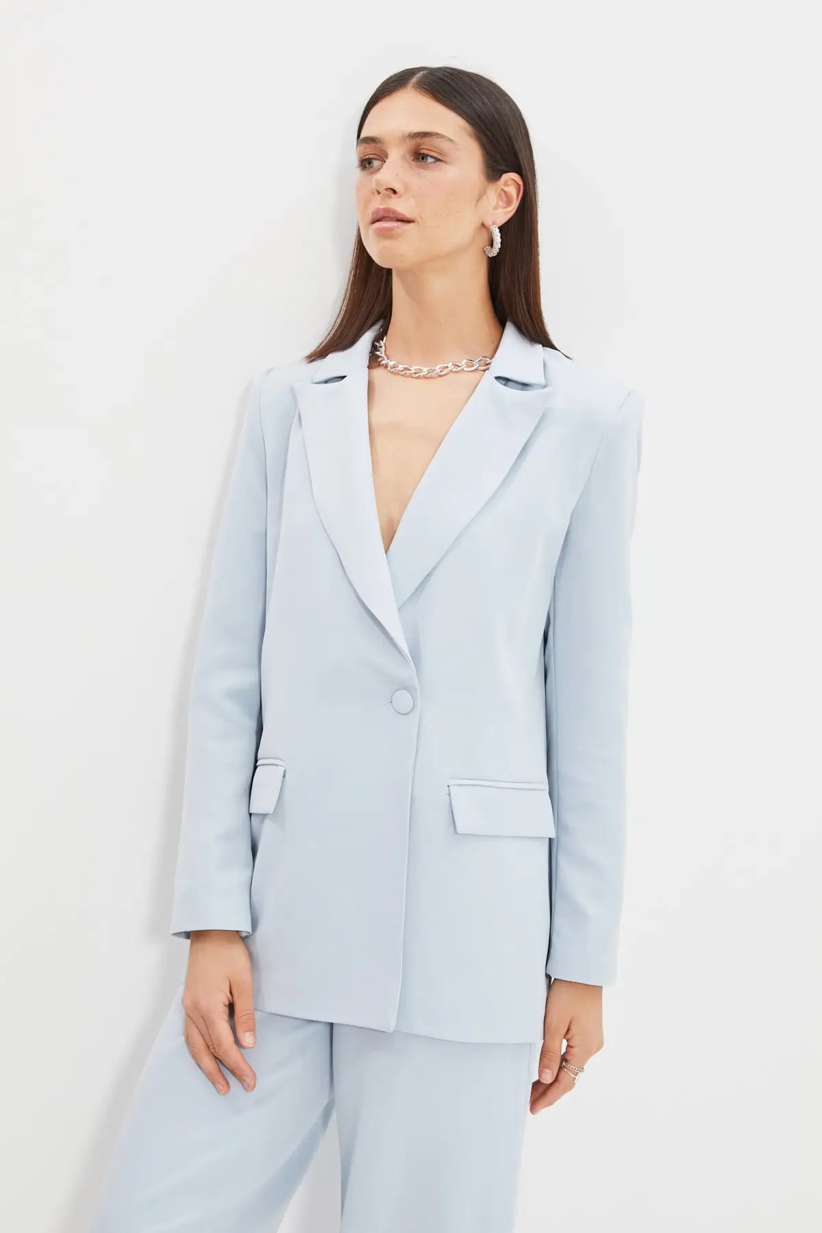 

Trendyol Button Detail Jacket TWOAW22CE0045