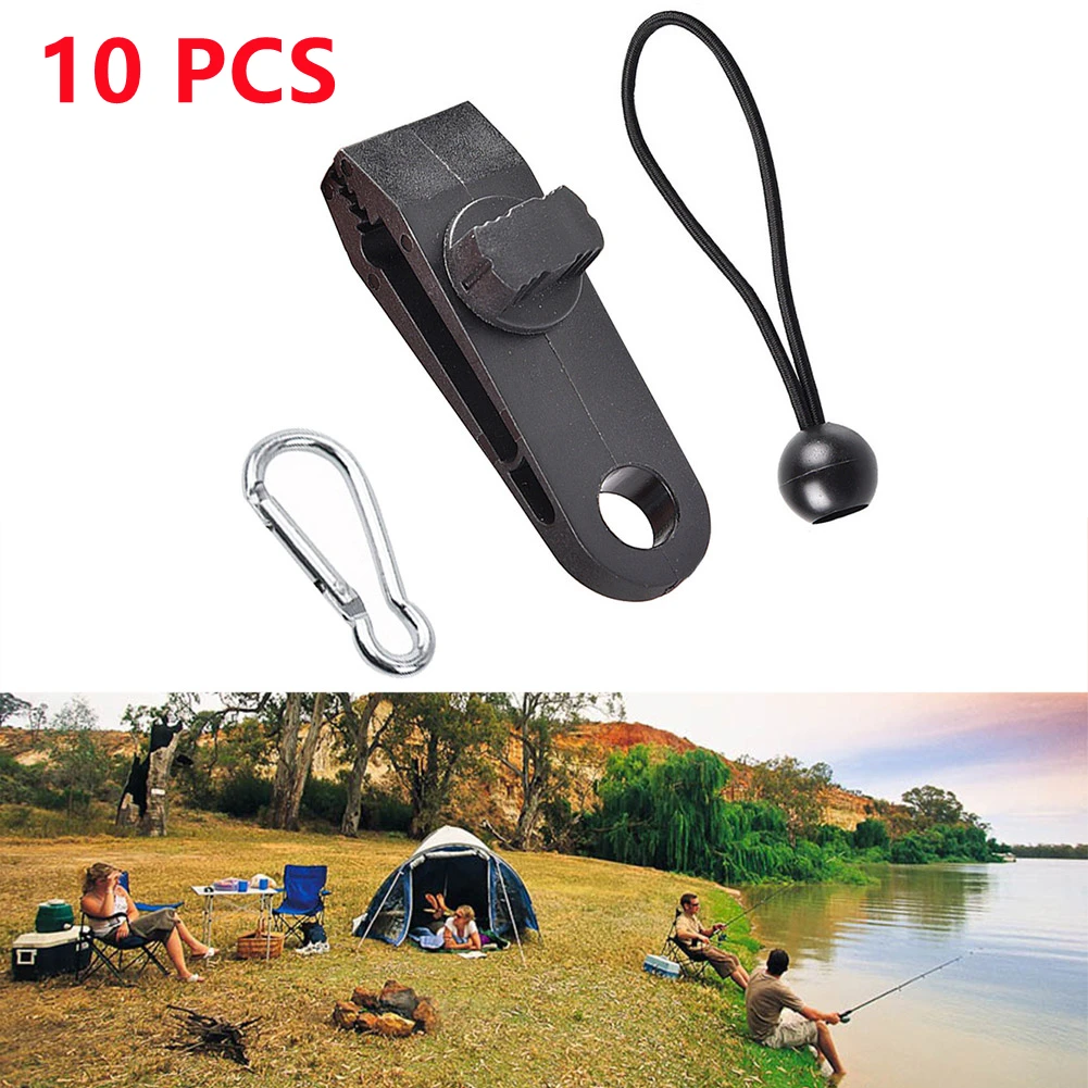 

30 Pcs Pack Awning Tent Tarp Clips Bungee Cord Quick Hook Set Canopy Hangers Elastic Ball Rope Nylon Clip Set Quick Hanging