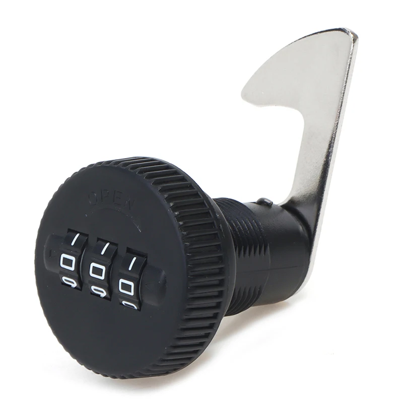 

3 Digit Password Lock for Motorcycle Trunk Smart Cam Custom Box File Cabinet Digital Turntable Safety Turn Tongue Round