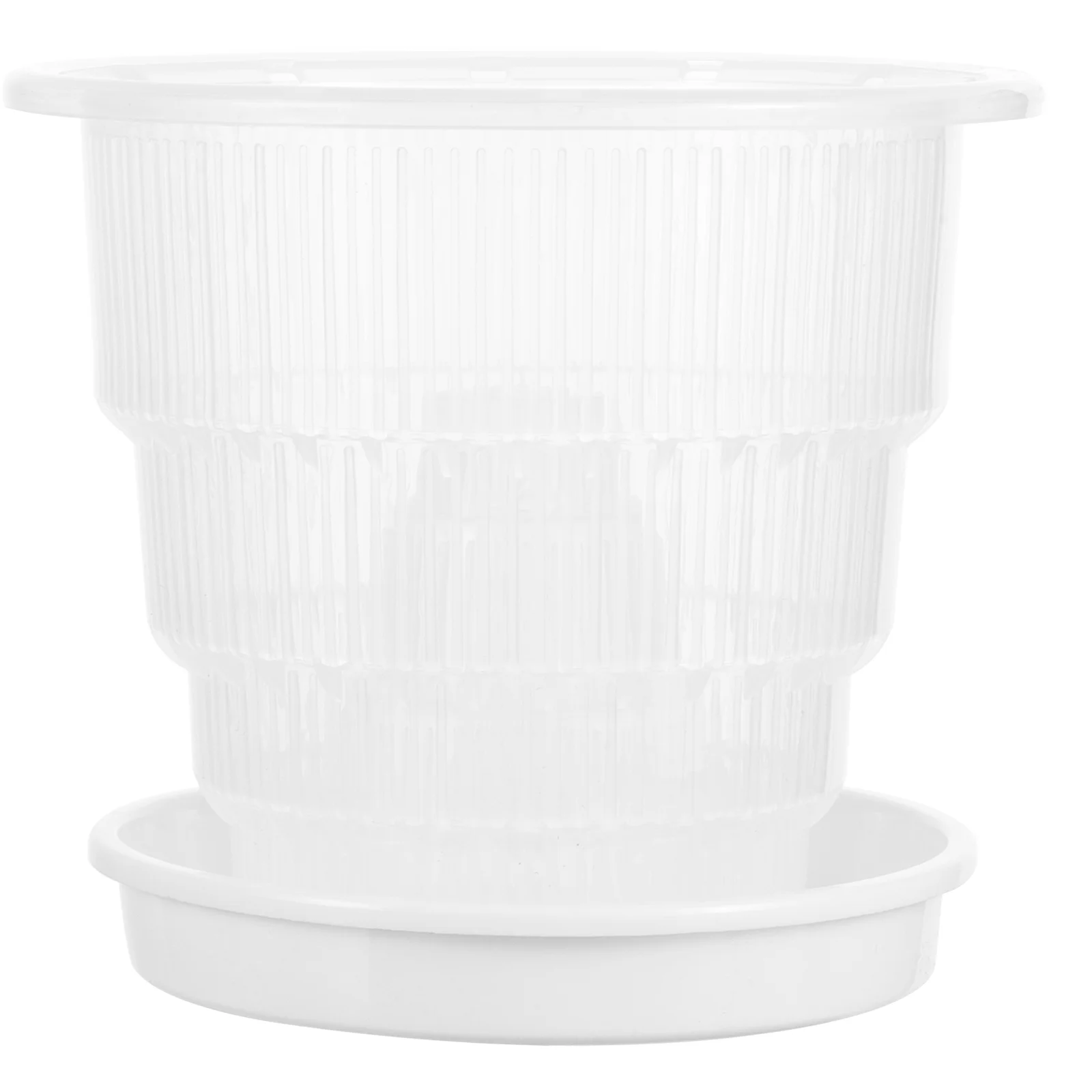 

1 Set of Household Planter Orchid Flower Pot with Drainage Hole Good Air Circulation Garden Planter