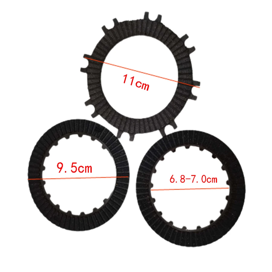B520 мотоциклетный фрикционный диск сцепления для DY100 C110 C70 3 шт. волокно + 2