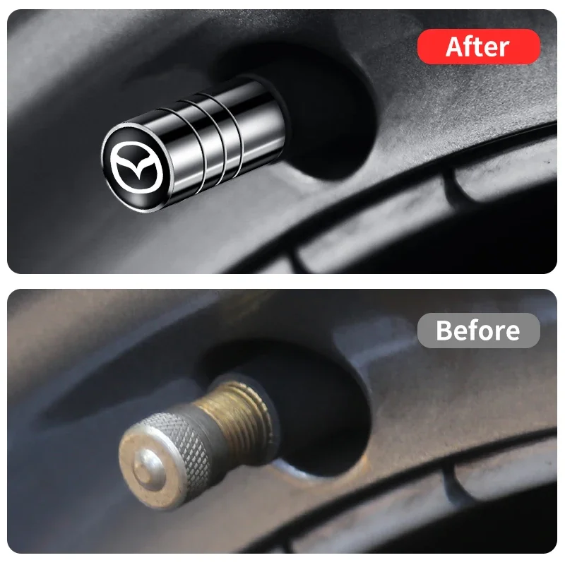 4X колпачок клапана автомобильных шин болтовая насадка пылезащитная крышка