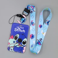 cool anime cartoon id card ic card holder for staff badge name tag office entrance card security access card lanyard key chain