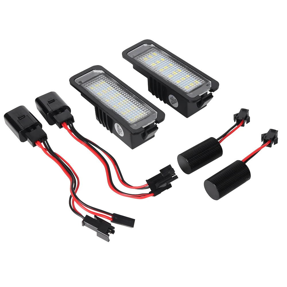 Лампы для автомобильного номерного знака аксессуары автомобиля SEAT Leon 1P MK2 5F MK3 Ibiza