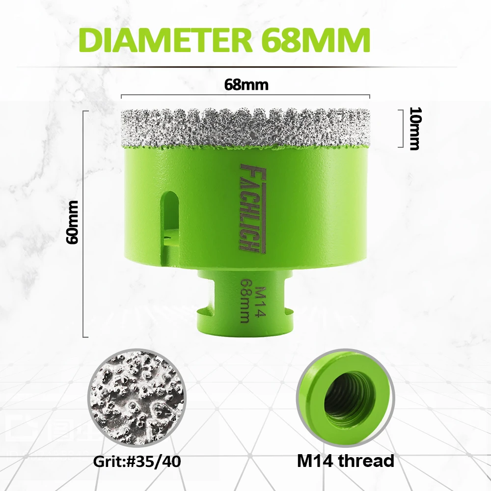 

FACHLICH Зубчатые коронки для сверления 20/25/30/32/35/50/68/110 мм