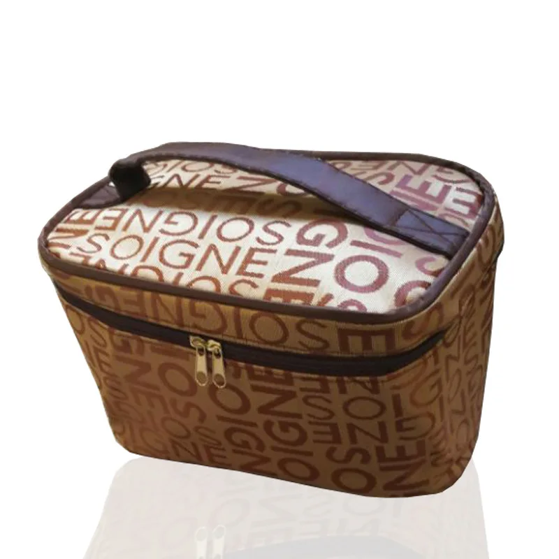 

Portable Wash Bag Makeup Bag Cosmetic Case Storage Handle Organizer Travel Kit