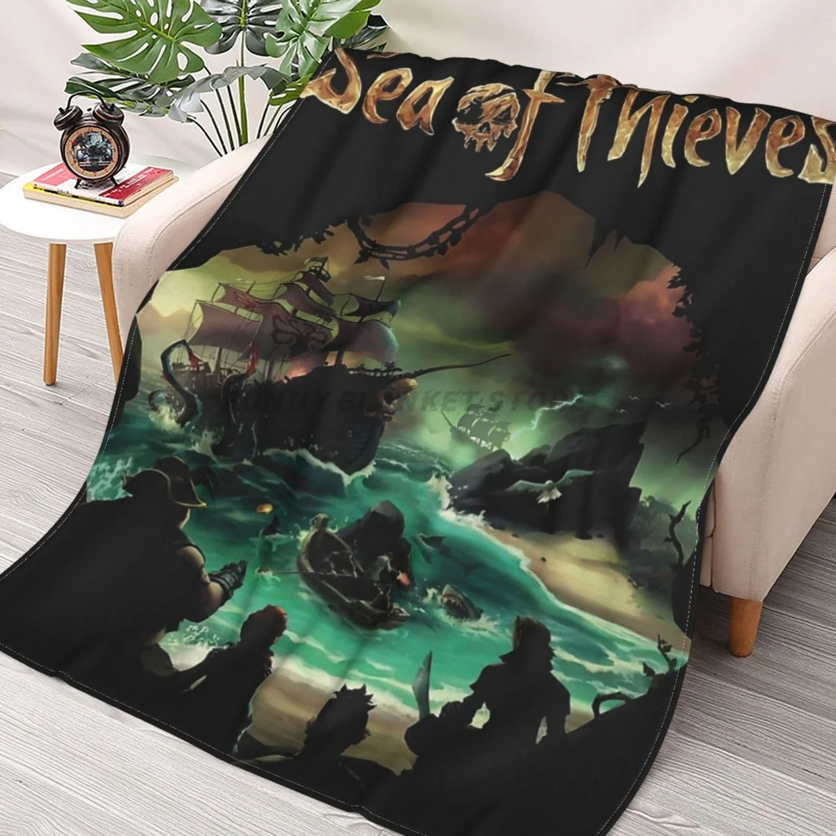 

Kaos SEA Apik OF Payu THIEVES Akeh Throws Blankets Collage Flannel Ultra-Soft Warm picnic blanket bedspread on the bed