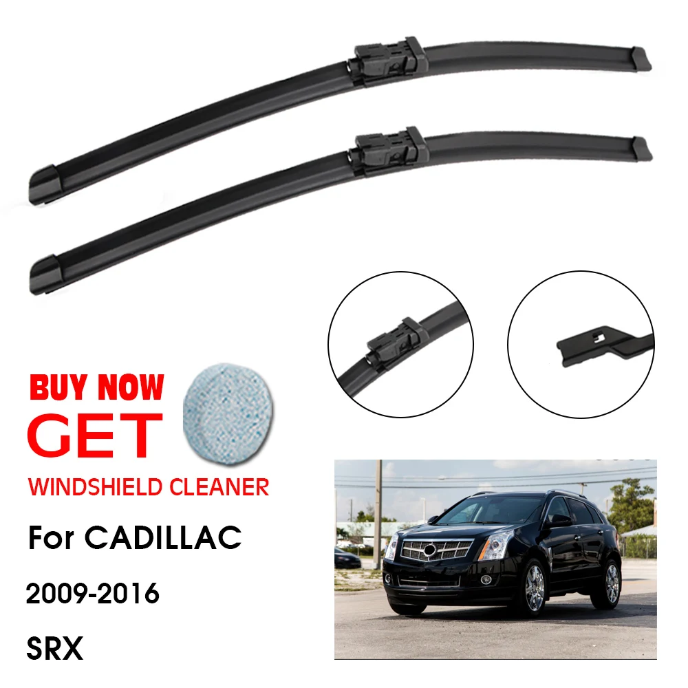 

Car Wiper Blade For Cadillac SRX 26"+17" 2009-2016 Front Window Washer Windscreen Windshield Wipers Blades Accessories