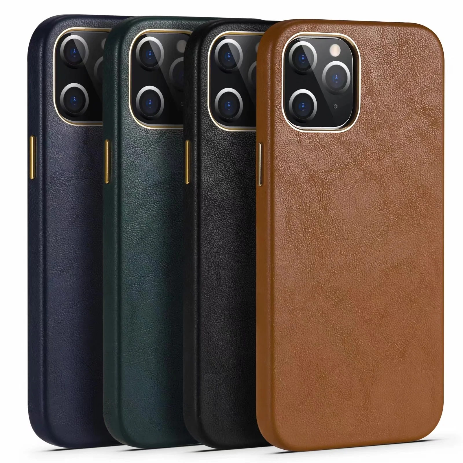 2023 New 100% Real Leather For Iphone 12 12Pro Mobile Phone Protective Back Cover 11 Pro X XR Max Phone Case Best On Sale Hot