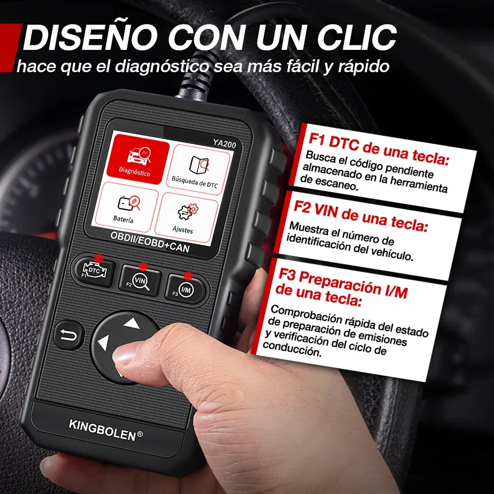 Профессиональный многоязычный сканер OBD2 инструмент для диагностики двигателя