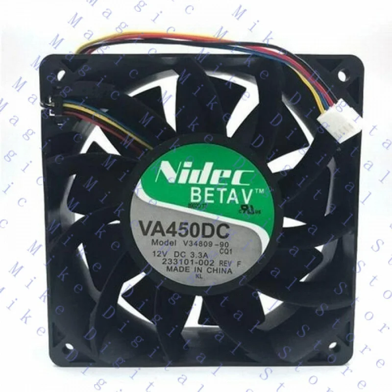 Фото Оригинальный UU для Nidec VA450DC V34809-90, 12 В постоянного тока, 3,3 А, 12 см, 12038, супервентилятор воздушного охлаждения №3