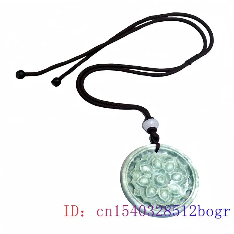 Ожерелье с подвеской из натурального нефрита Аксессуары для ожерелья