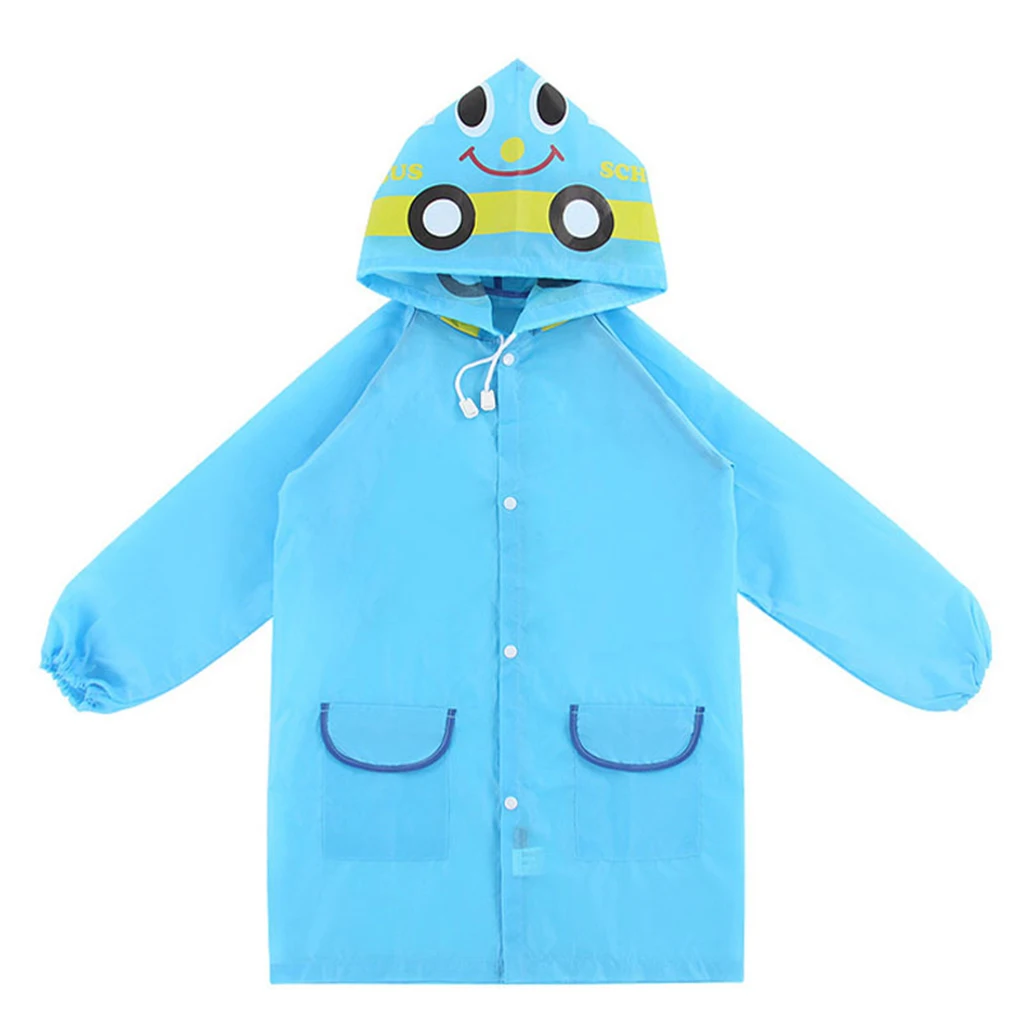 1PC Kids Cartoon Rain Coat Children Animal Rainwear Rainsuit Kids Rain Proof Animal Raincoat Student Poncho