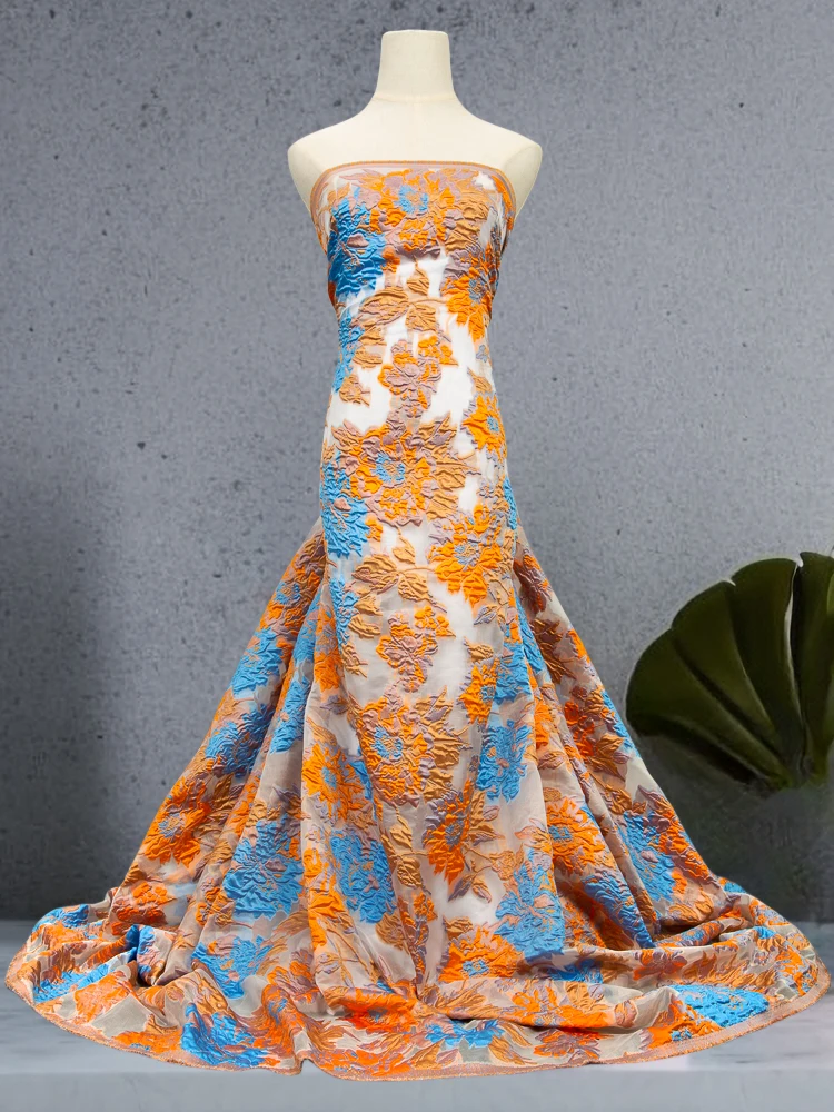 Кружевная африканская позолота SJD кружевная ткань с вышивкой новинка 2023