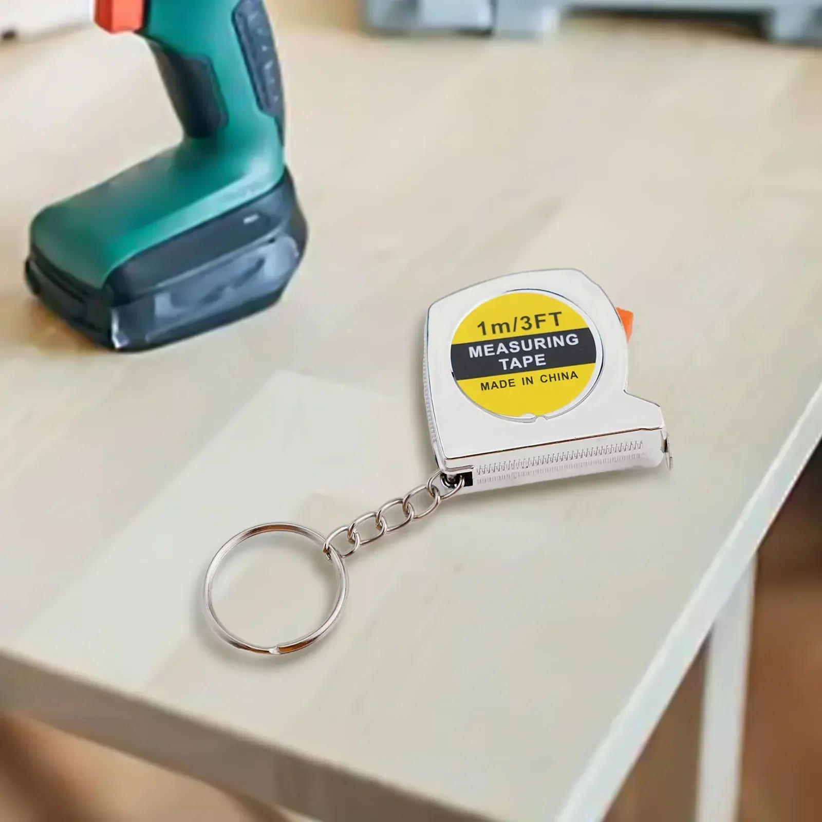 ść breloka brelok miękka stalowa linijka kompaktowy i przenośny