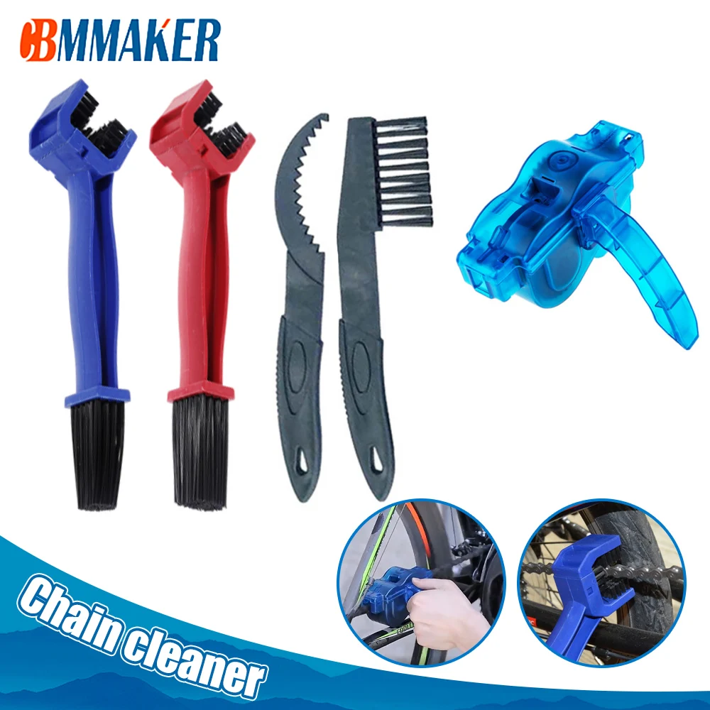 

Portable Bicycle Motorcycle Chain Cleaner Bike Brushes Scrubber Wash Tool Mountain MTB Cycling Cleaning Kit Outdoor Accessory