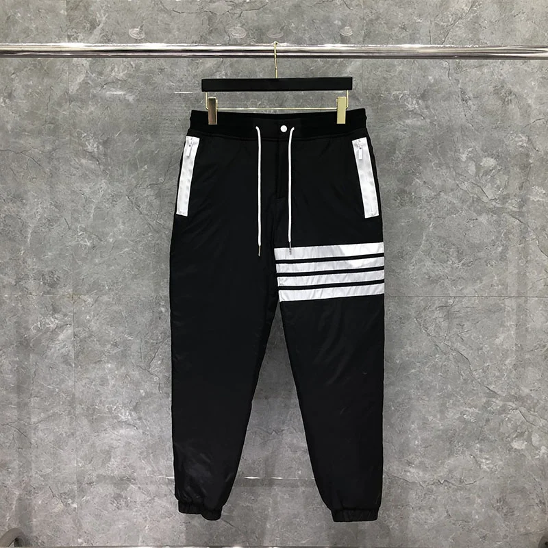

Sweatpants Winter TB THOM Men Women Thicked Casual Sports Trousers High Quality Tracksuit Bottoms Mens Jogger Track Pants