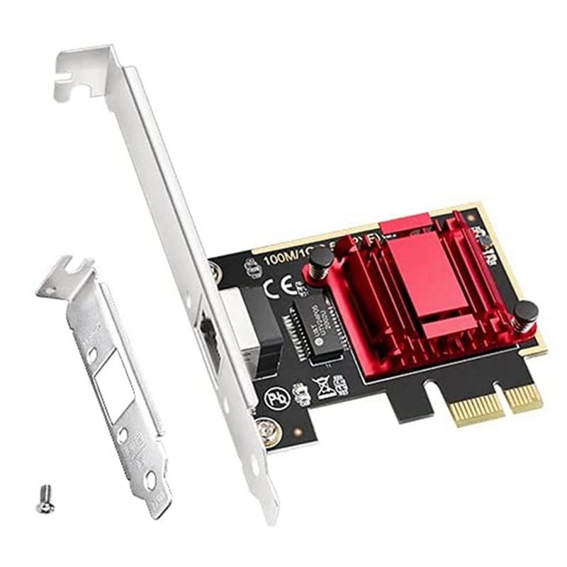 

2.5Gbps PCI Express Network Adapter, 2.5GBase-T PCIe Card, RTL8125 NIC, Wake on LAN, Flow Control, Low Profile Bracket
