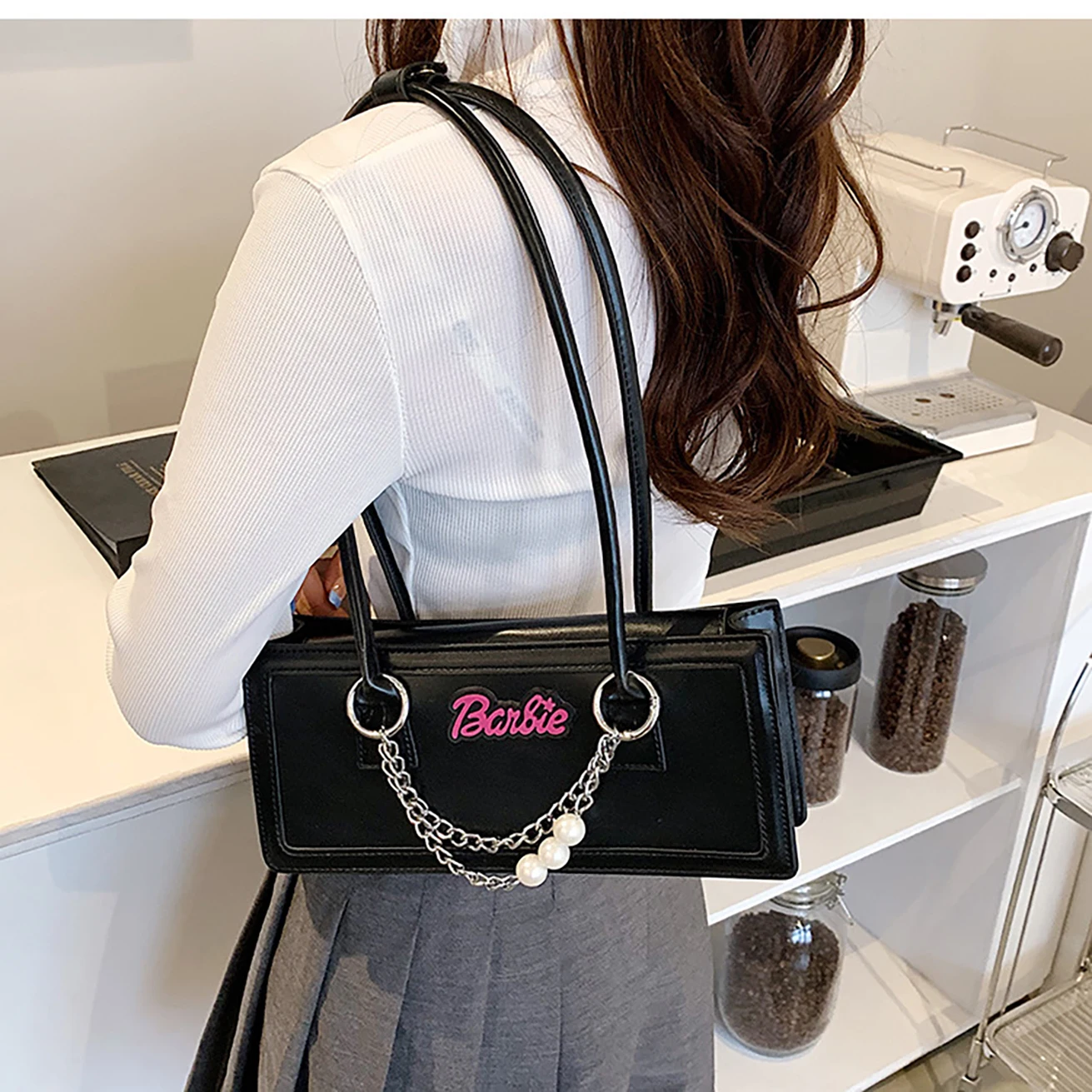 

Hot girl style niche bag women's 2022 summer new popular one-shoulder underarm bag high-quality textured small square bag
