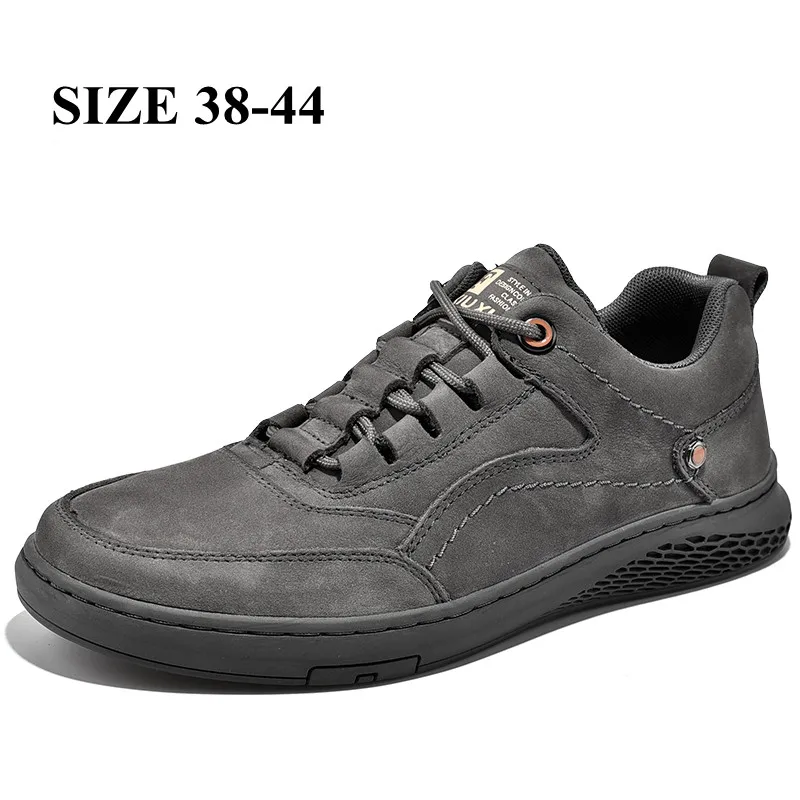 

Men's Casual Leather Shoes Lace Up Trend Comfortable Men Shoes Outdoor British Fashion Men Sneakers Zapatillas Hombre