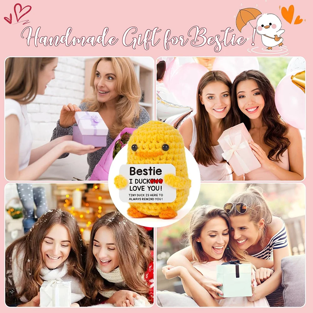 Милая ручная работа позитивная энергетическая утка орнамент подарок для