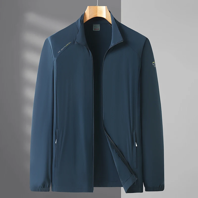 Летняя одежда с тонким воротником-стойкой солнцезащитная мужская свободная