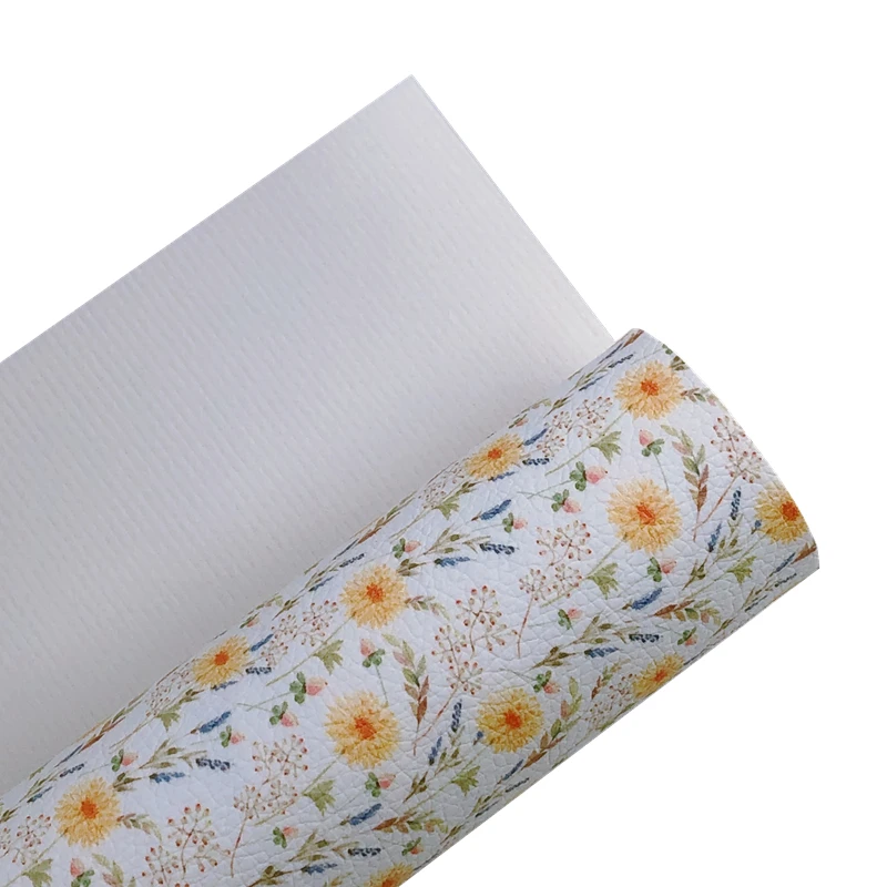 Новый Радужный 30x2 2 см/лист желтый и зеленый весенний цветочный букет