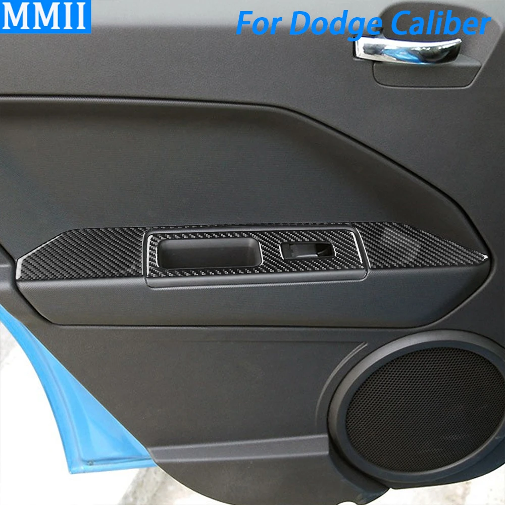Для Dodge Caliber 2007 2008 панель переключателя стеклоподъемника из углеродного волокна