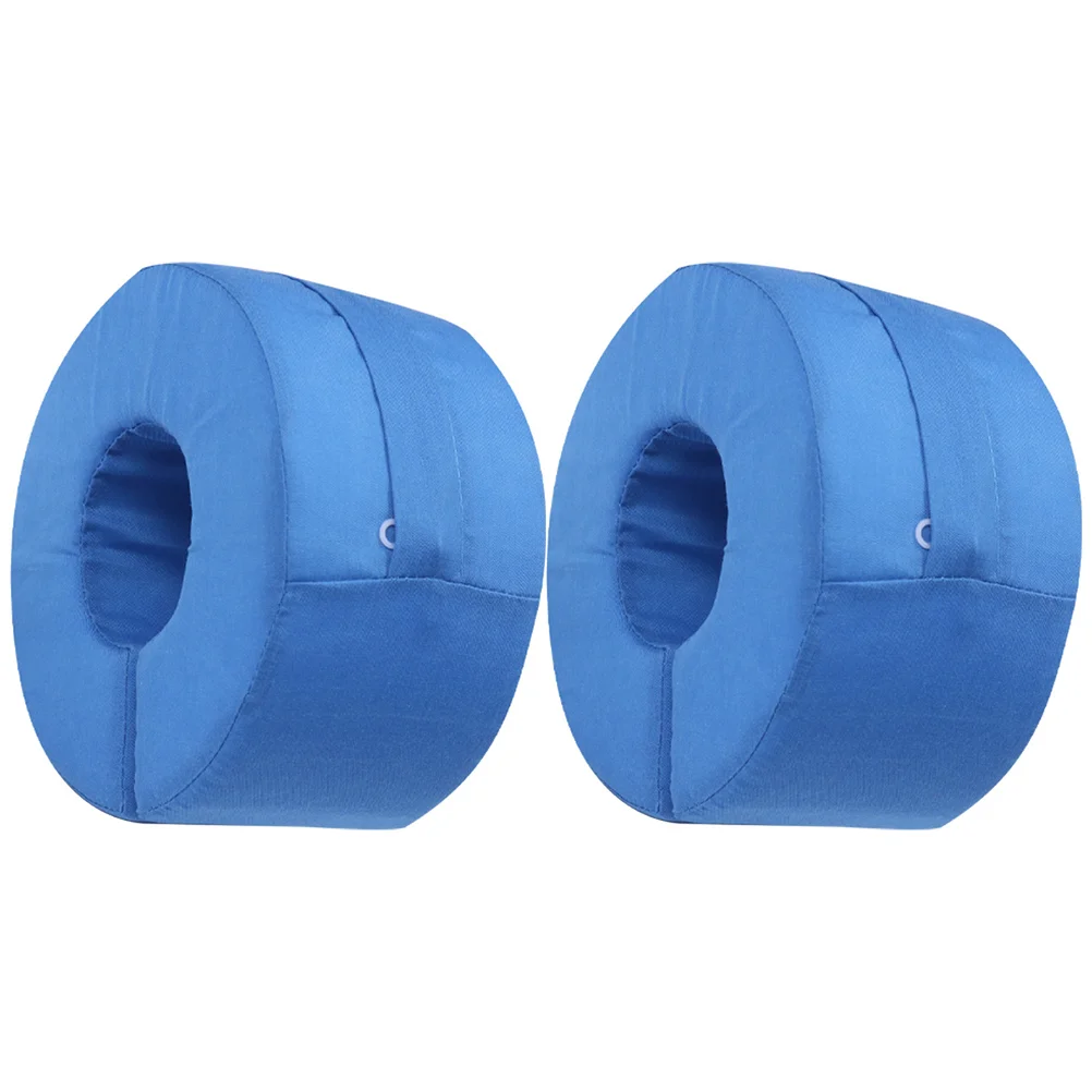 2pcs Foot Pillows Sleeping Foot Leg Support Holder Foot Care Accessory (Blue)