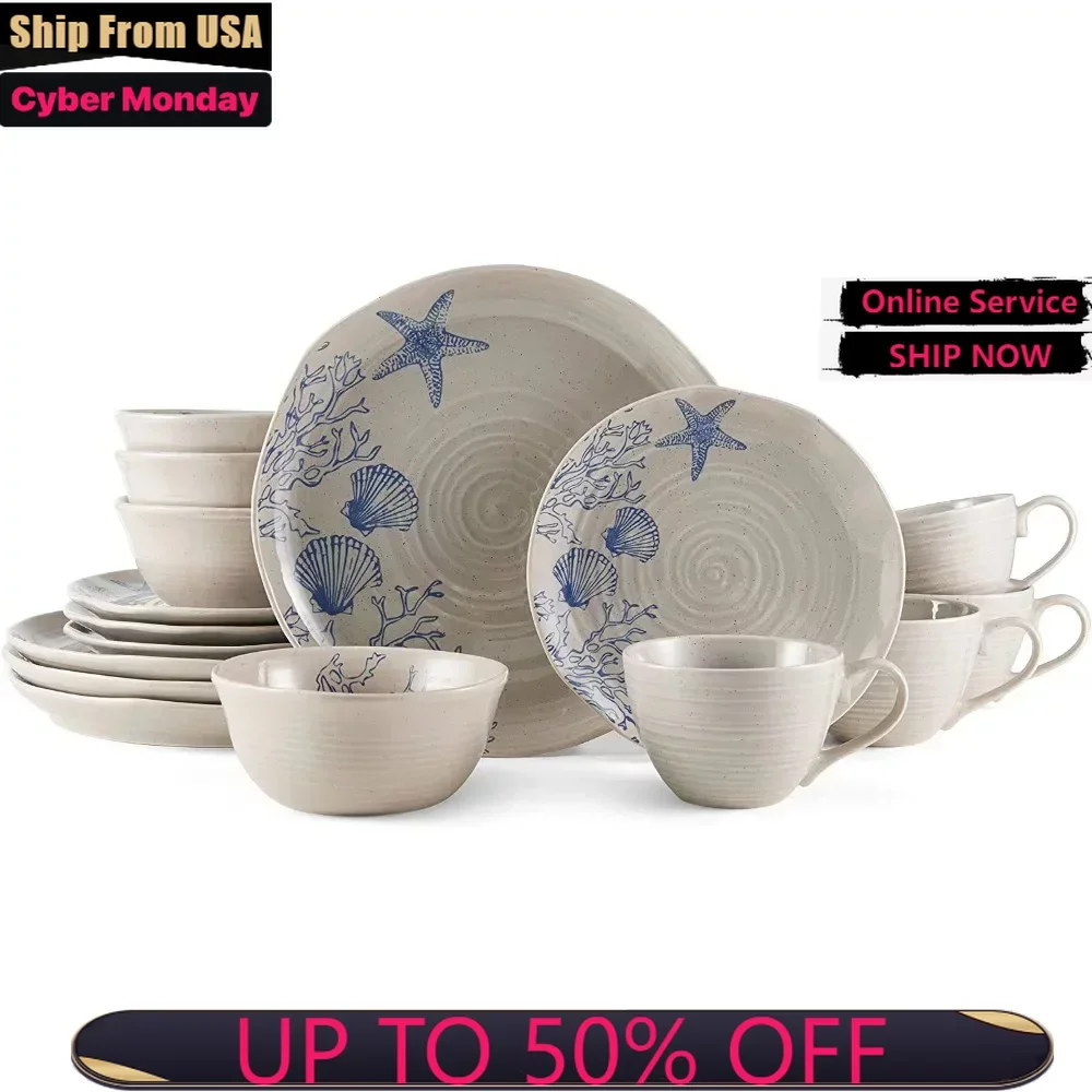 

16-Piece Dinnerware Set Stoneware