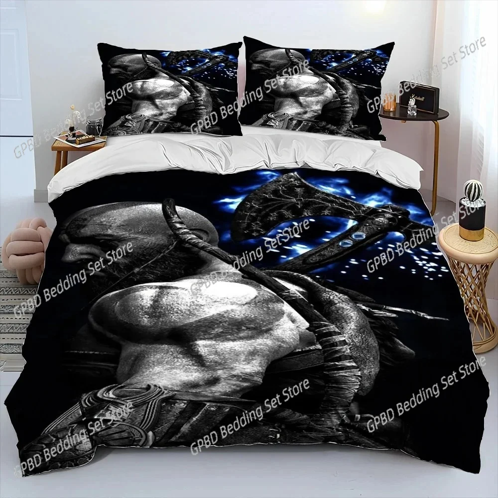 Комплект постельного белья Game God of War Кратос пододеяльник комплект наволочка