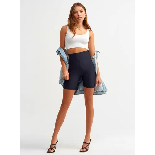

Dilvin 3570 Rallying Elasticized Waist Short Leggings-Black