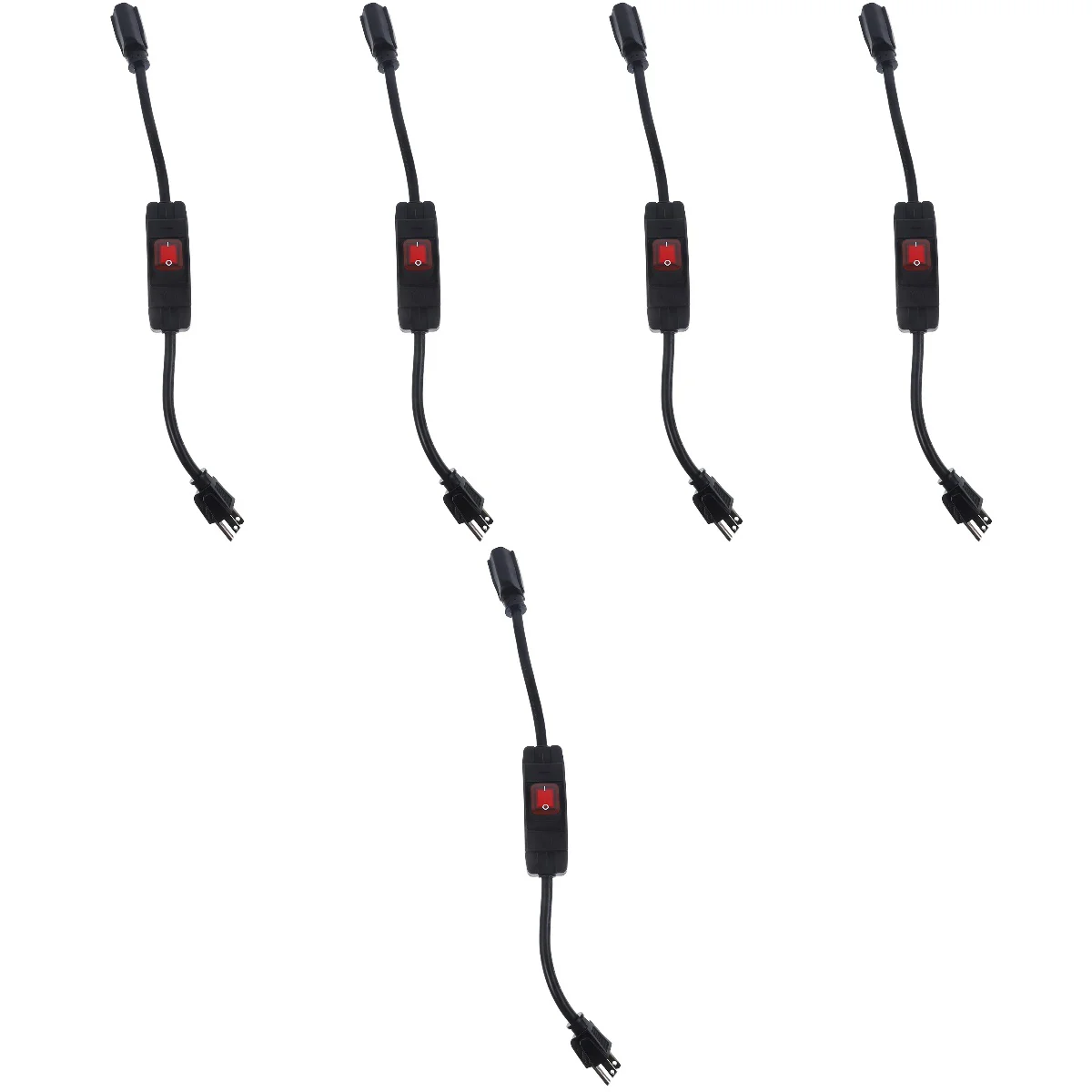 

Набор 5 электрических переключателей, электрический выключатель, встроенный переключатель, кулисный выключатель питания, выключатель лампы