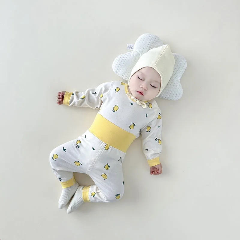 Детская Пижама MILANCEL, домашняя одежда для детей 0-3 лет, осень 2024, ночная одежда с мультяшным принтом для девочек, одежда для сна из 2 предметов для маленьких мальчиков (art.: 3920c720c41c1) - 3920c720c41c1