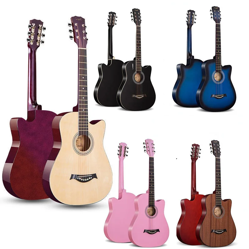 

Гитара деревянная для начинающих, 38 дюймов