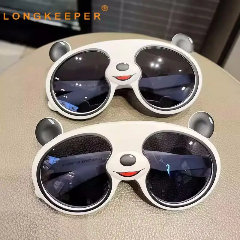 

Longkeeper Flexible Panda Tiger Design Kids Sunglasses Baby Uv400 Boys Girls Cute Classic Children's Sunglasses Uv Protection