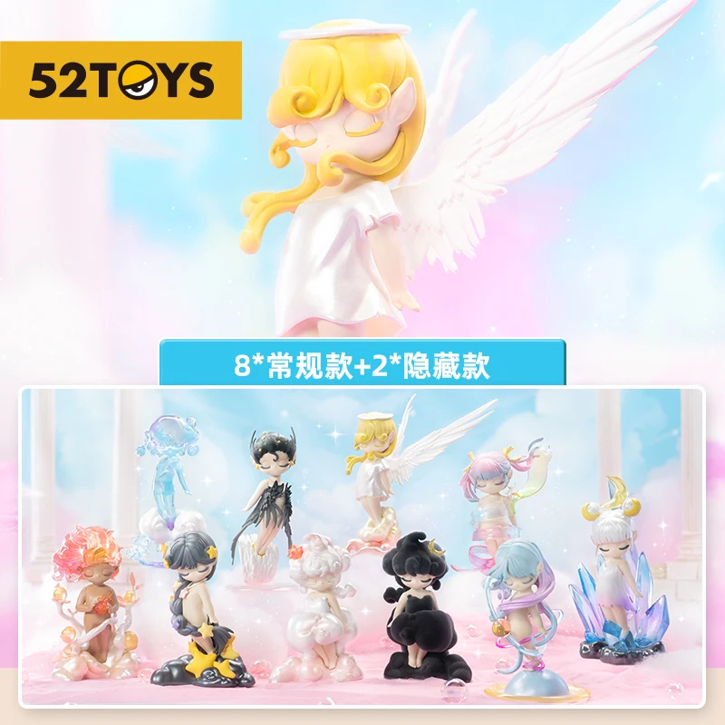 USER-X 52TOYS Sleep spirit of the sky Series Blind Box Toys Blind action Anime Figures doll Cute Girl Birthday Gift lovely Story