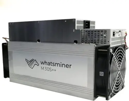 

Новинка, Майнер Whatsminer M30s ++, Майнер биткоинов 100T, Майнер биткоинов 3100 Вт, встроенный источник питания