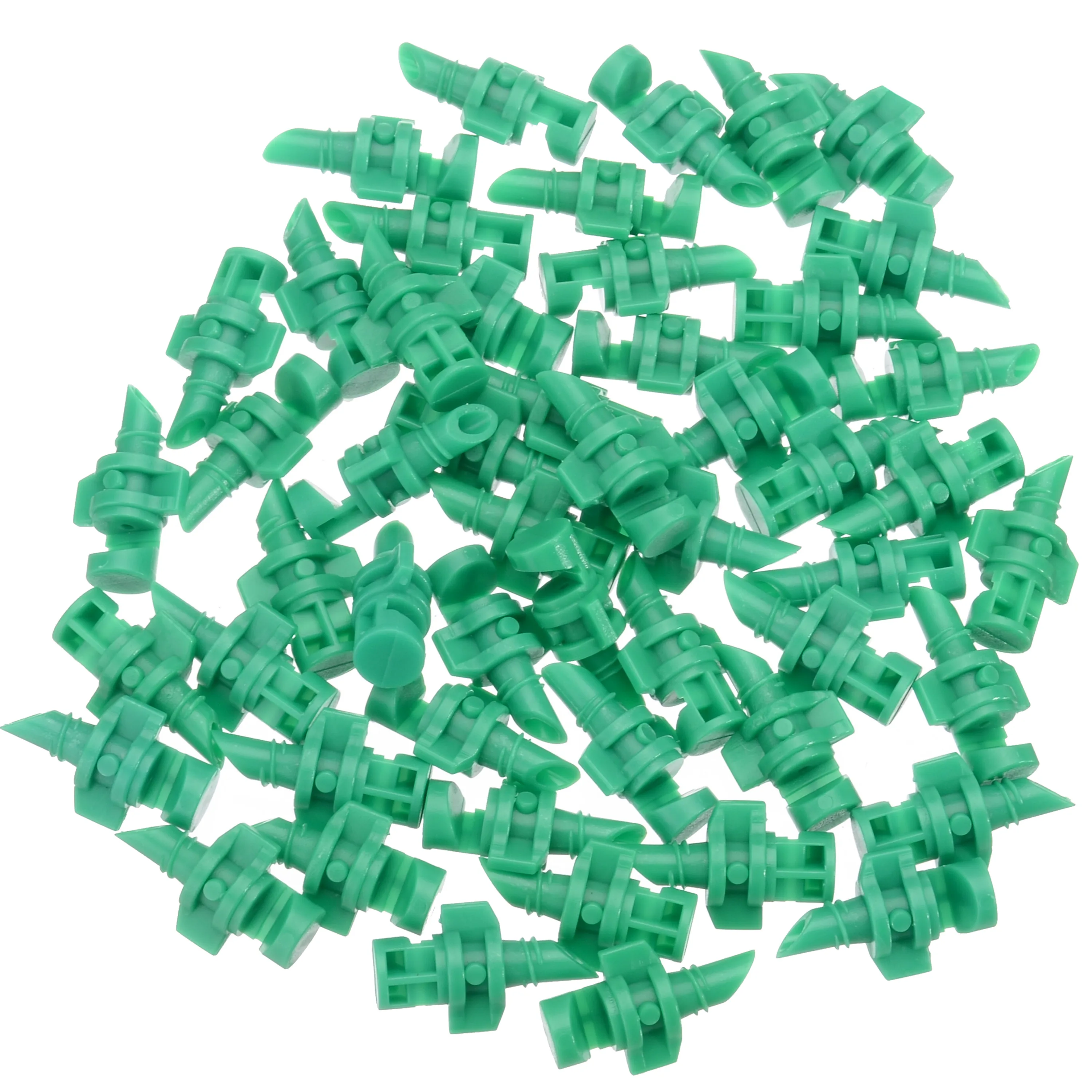 

50Pcs Misting Refraction Spray Nozzle Micro Water Spray Garden Watering Irrigation for Flower Garden Lawn