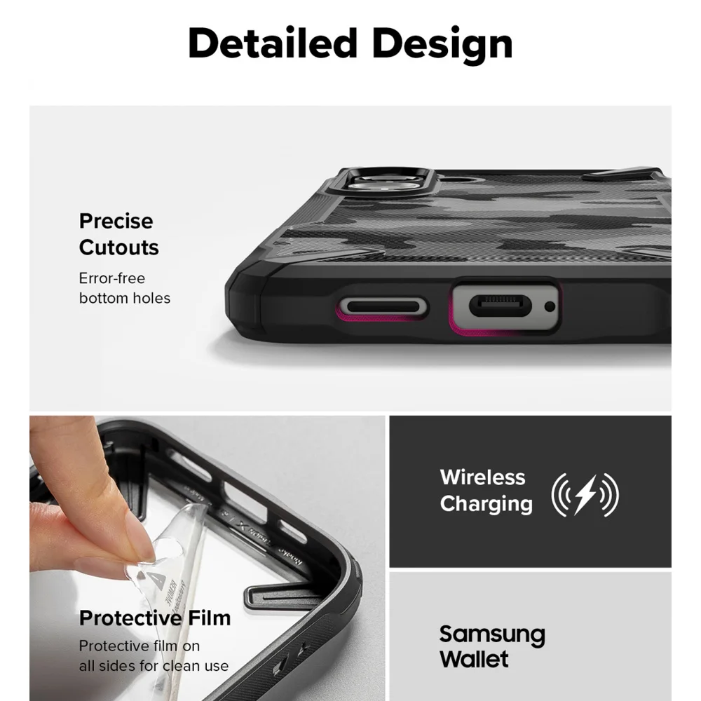 Фото Чехол Ringke FusionX для SAMSUNG Galaxy S25 Plus, прозрачная жесткая задняя панель из ПК, гибкая рамка из ТПУ для S25 +, чехол №4