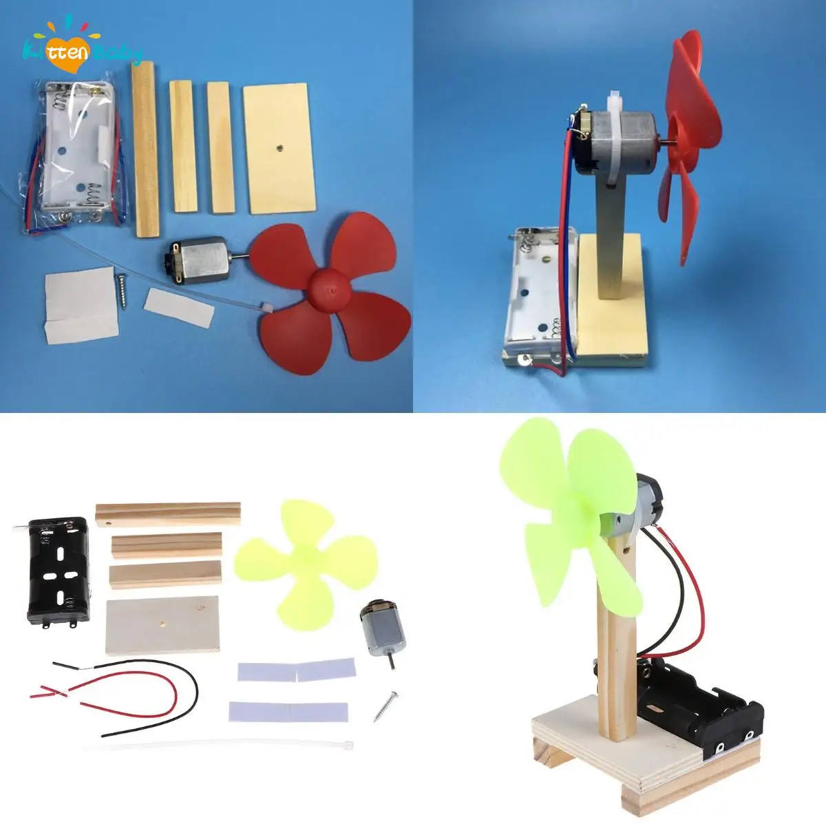 

Детская мини-модель «сделай сам» с веером, игрушка для физики, Электрический эксперимент, обучающая игрушка, учебные пособия, школьные прин...