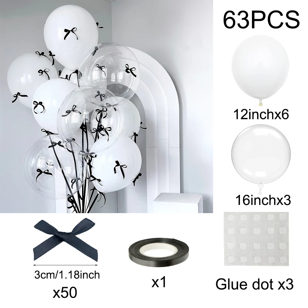 

Набор белых воздушных шаров Surpsea