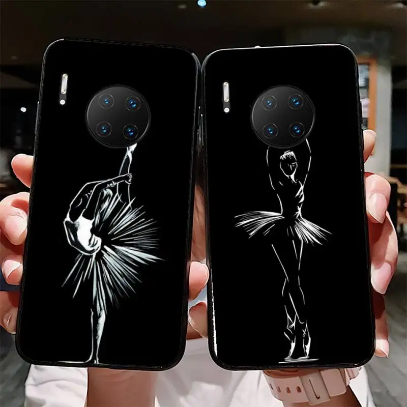 

Ballet Girl Phone Case for Huawei Mate 20 10 9 40 30 lite pro X Nova 2 3i 7se