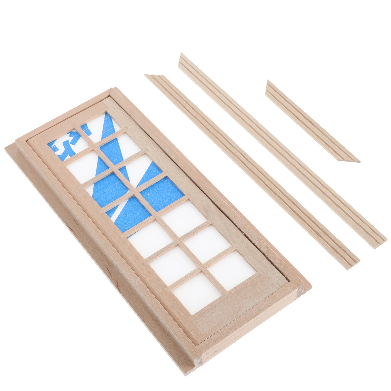 

Door Miniwood Wooden Furnitureornament Micro Landscape Accessories Window Cutout Elf Fish Tank Figurine Miniatures Gnomebedroom