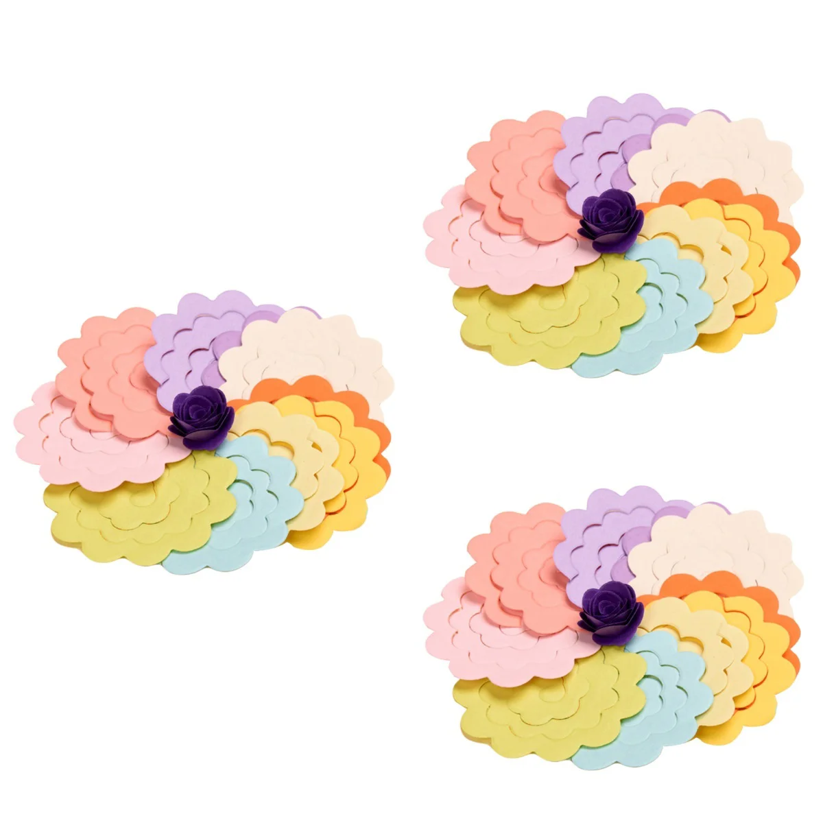 

60 Origami Paper Flower Rose Colorful Craft Make Paper Quilling Paper for and Crafts Projects Adults