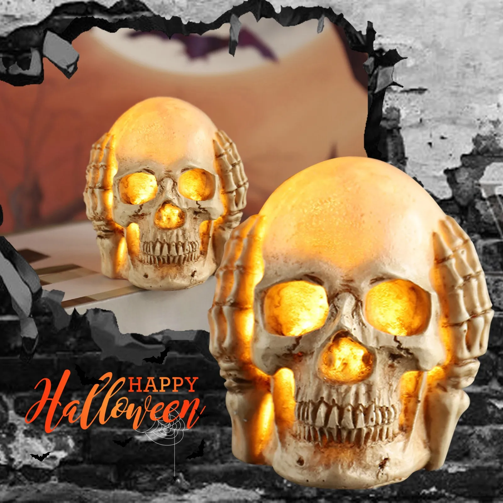 

Gnome Garden Decor for outside Halloween Resin Ornament Decoration Halloween Ornament Decoration Home Decor Horror Halloween