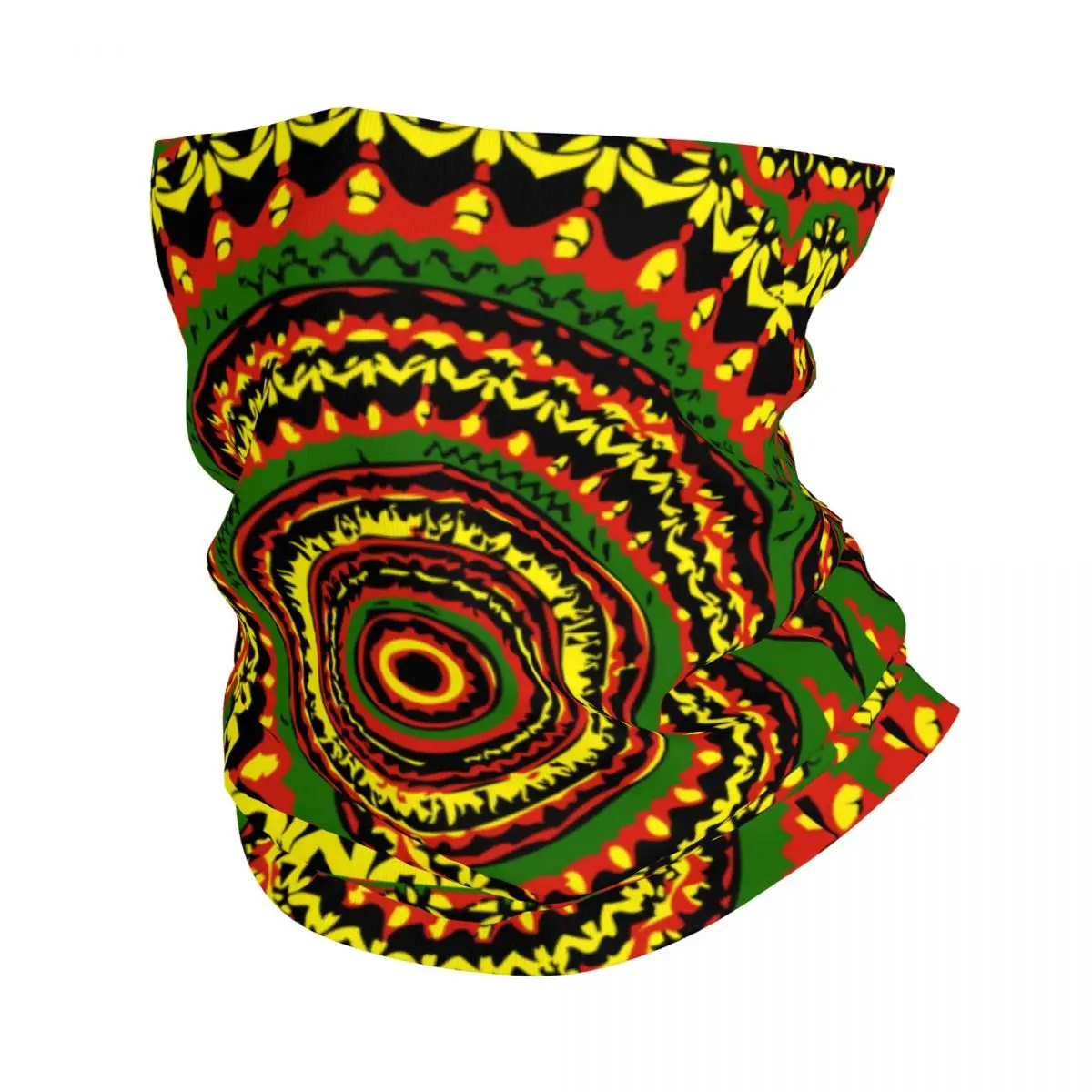 

Rasta Tie Dye Time Warp Bandana Neck Cover Printed Mask Scarf Multifunctional Headband Riding Unisex Adult All Season