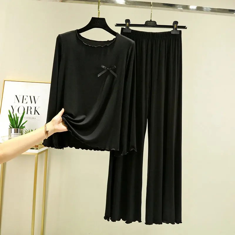 Summer Thin Pajamas Set Casual Sleepwear For Women Pink Full Short/Sleeve Shirt Pyjama Women's Modal Cotton 2022 Fashion Clothes