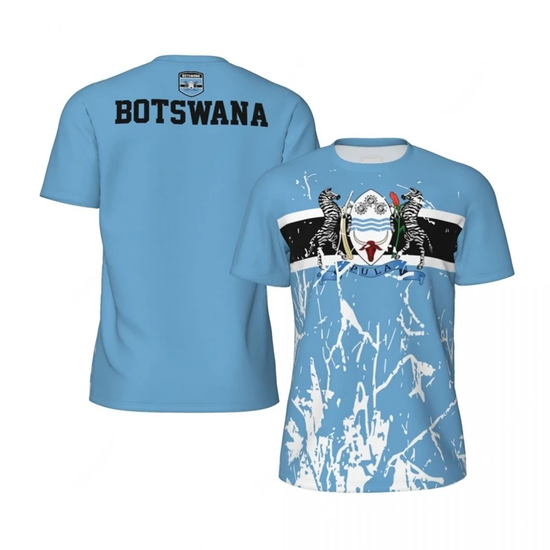 Футбольные футболки с флагом Ботсвана для мужчин модные летние национальным