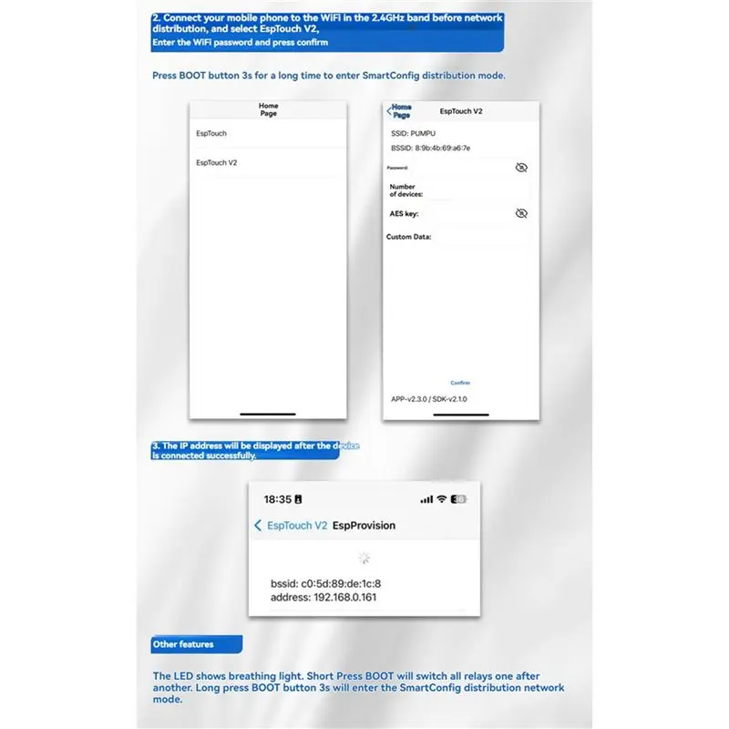 Фото 3X DC7-28/5V Блок питания, плата разработки 2-канального 30А релейного модуля Wi-Fi Bluetooth ESP32 для вторичной разработки №2